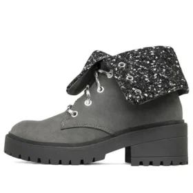 Botas de caña corta Teen Spirit Knit Buzz «Black Charcoal»