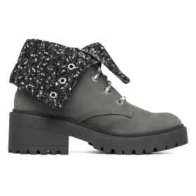 Botas de caña corta Teen Spirit Knit Buzz «Black Charcoal»