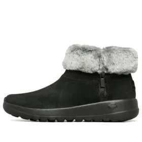 Botas de nieve On-the-GO Joy con pelo «Negro y blanco»