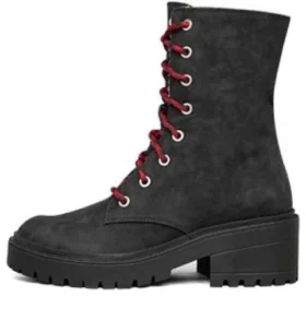 Botas Martin de invierno de caña alta, cómodas y modernas, en negro