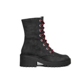 Botas Martin de invierno de caña alta, cómodas y modernas, en negro