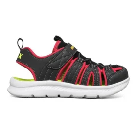C-Flex Sandalia «Negro Rojo Amarillo»