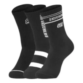 Calcetines deportivos, packs de 3 «Negro y blanco»