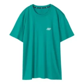 Camiseta de manga corta transpirable con estampado holgado para hombre de Skechers, azul
