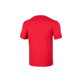 Camiseta deportiva de entrenamiento Skechers Sport para hombre, de punto, manga corta, color rojo payaso