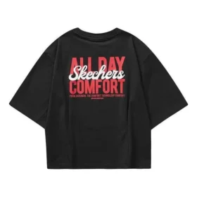 Camiseta gráfica informal «Negro Rojo»