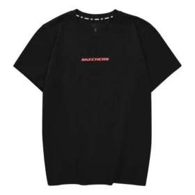 Camiseta informal con letras estampadas «Negro Rojo Blanco»