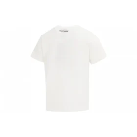 Camiseta informal de manga corta «Blanco Rojo»