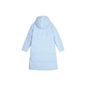 Chaqueta básica larga de plumón «Azul»