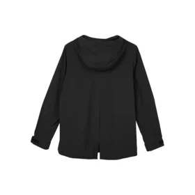 Chaqueta casual con capucha y tejido estampado con el logotipo de la serie Stroll «Negro»