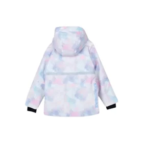 Chaqueta con capucha de plumón SKX «Morado, azul y blanco»