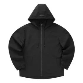 Chaqueta con capucha informal «Negro Blanco Verde oliva»