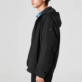 Chaqueta con capucha informal «Negro Blanco Verde oliva»