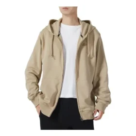 Chaqueta con capucha y cremallera completa «Beige»