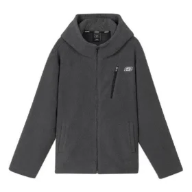 Chaqueta de forro polar holgada «Negro, Beige, Blanco, Morado»