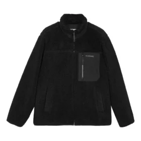 Chaqueta de pelo de moda casual «Negro»