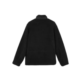 Chaqueta de pelo de moda casual «Negro»