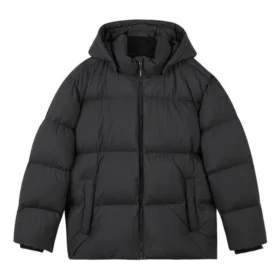 Chaqueta de plumón con capucha «Black»
