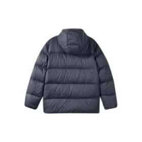 Chaqueta de plumón con capucha para el tiempo libre «Negro»