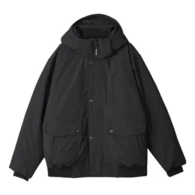 Chaqueta de plumón con capucha, Waterproof y cálida de la serie Lifestyle «Negro»