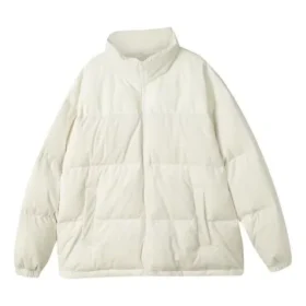 Chaqueta de plumón cortavientos de la serie deportiva «Blanca»