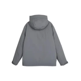 Chaqueta de plumón informal de color liso de la serie Stroll «Gris»