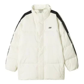 Chaqueta informal de plumón «Blanco Negro»