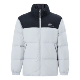 Chaqueta informal de plumón «Gris Negro»