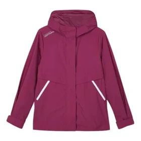 Chaqueta informal tejida con capucha y logotipo de la serie Stroll «Burgundy»
