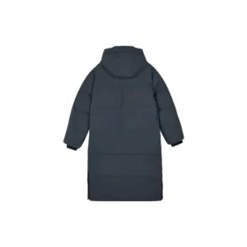 Chaqueta larga de plumón tejida «Grey»