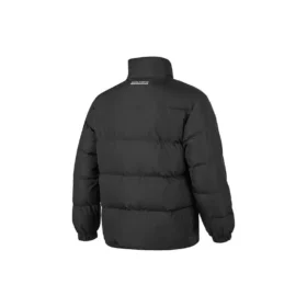 Chaqueta Waterproof de plumón con letras estampadas «Negro»