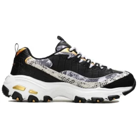 D»Lites – Zapatos bajos de estilo «daddy» listos para la pasarela Negro/Blanco