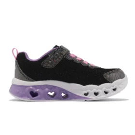 Flutter Heart Lights «Negro, morado y rosa»