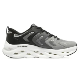 Go Run Swirl Tech Glide-Step Hyper Burst «Negro, Gris, Blanco»