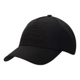 Gorra de béisbol con logotipo estampado «Negro»
