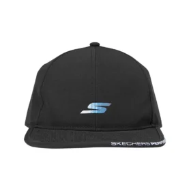 Gorra de béisbol con logotipo estampado «Negro Azul»