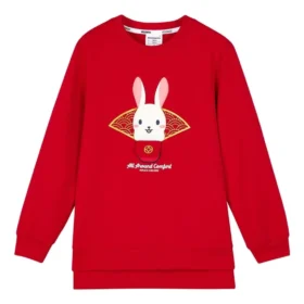 Jersey de cuello redondo de la serie CNY «Rojo-Blanco»
