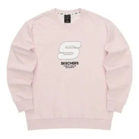 Jersey de cuello redondo Sport Letter «Rosa-Blanco»