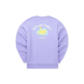 Jersey de manga corta de la serie Casual Colorful «Morado Amarillo»