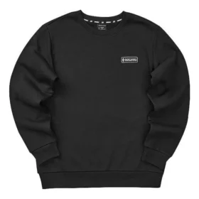 Jersey de manga larga informal con logo estampado «Negro Blanco»