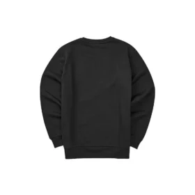 Jersey de manga larga informal con logo estampado «Negro Blanco»
