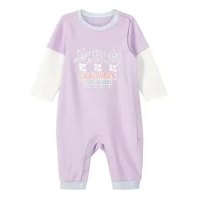 Jersey de punto con letras de dibujos animados «Purple White Blue»