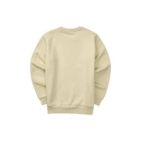 Jersey informal de manga larga con logo estampado «Beige»