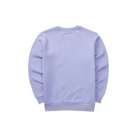 Jersey informal de manga larga con logo estampado «Morado Negro»