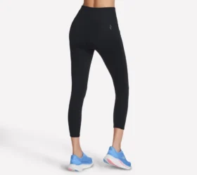 Leggings 7/8 de cintura alta con mezcla de canalé Go Walk