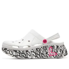 Max Cushioning Foamies «Blanco, negro y rosa»