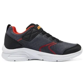 Microspec – Zapatillas de deporte Zovox «Negro Gris Rojo»