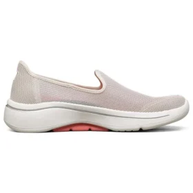 Mocasines Go Walk Arch Fit Rosa/Blanco