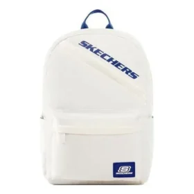 Mochila con logotipo estampado «Blanco Azul»