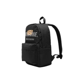 Mochila con logotipo impreso de Scolor «Negro, dorado y gris»